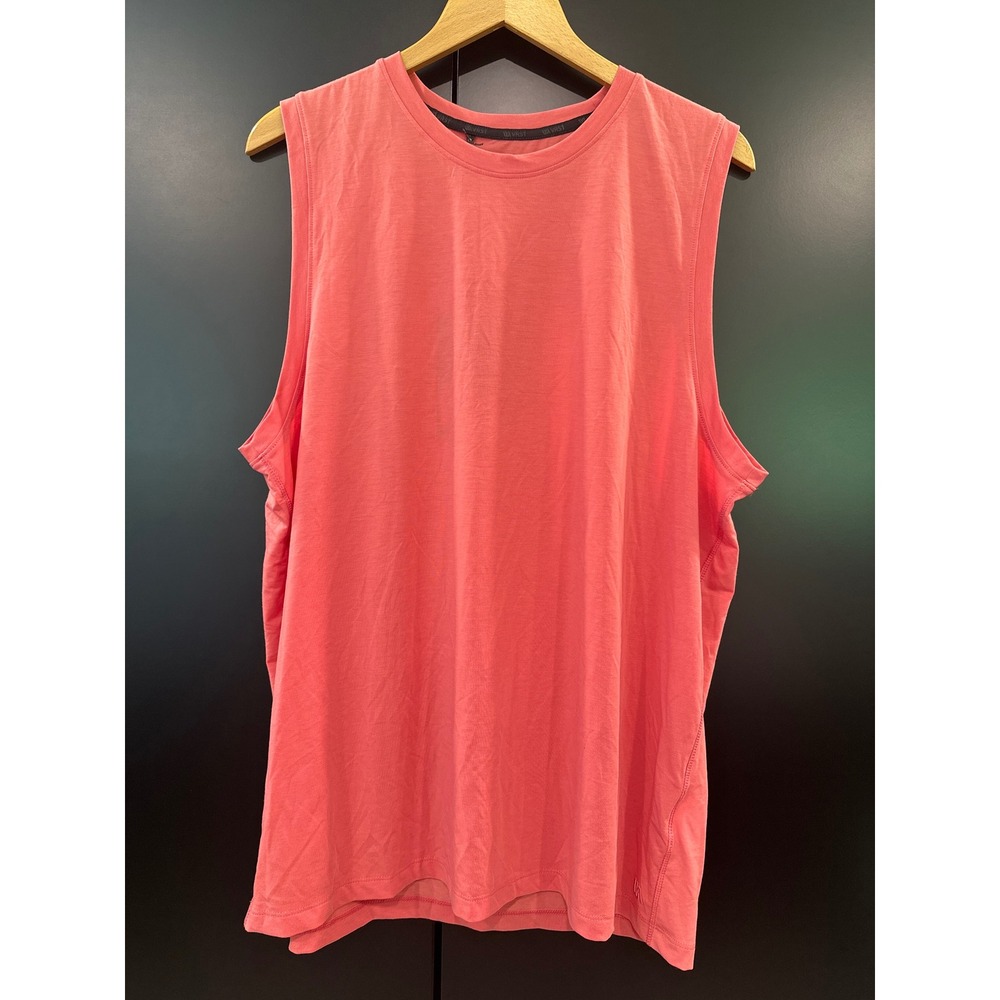 VRST Mens Icon Tank Pink Rouge Athletic Workout Sleeveless Shirt Size Large NWT